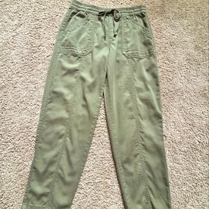 Baggy Olive Drab Cotton Pants
